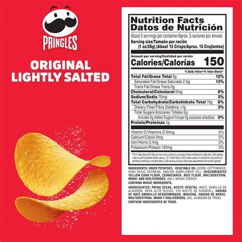 when did pringles come out|original pringles ingredients.